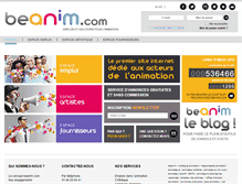 Tablet Screenshot of beanim.com